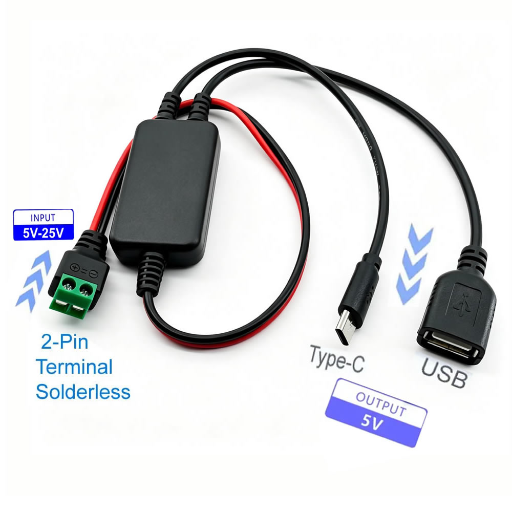 12V/24V to 5V Converter DC-DC  - Modular Power Supply review and price