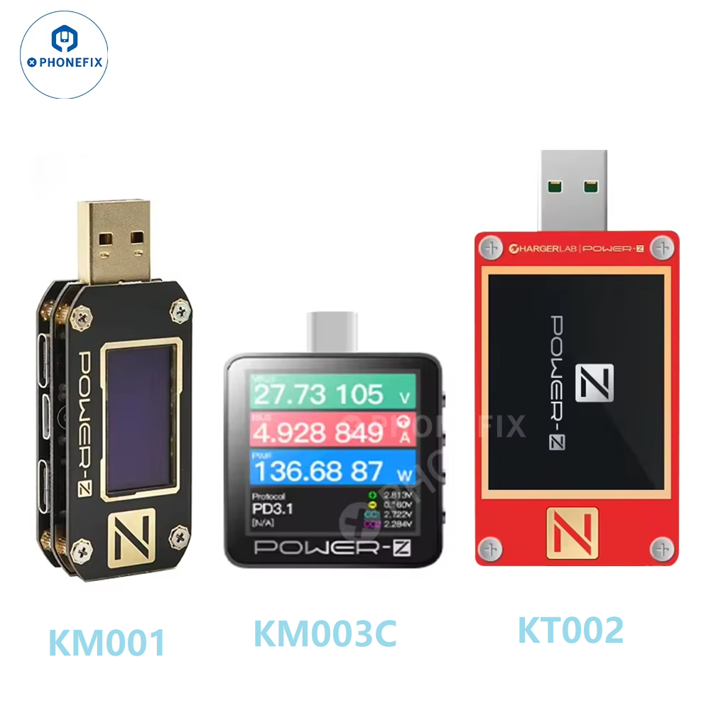 POWER-Z KM003C KT002 KM001 Typ - Power Supply Tester review and price