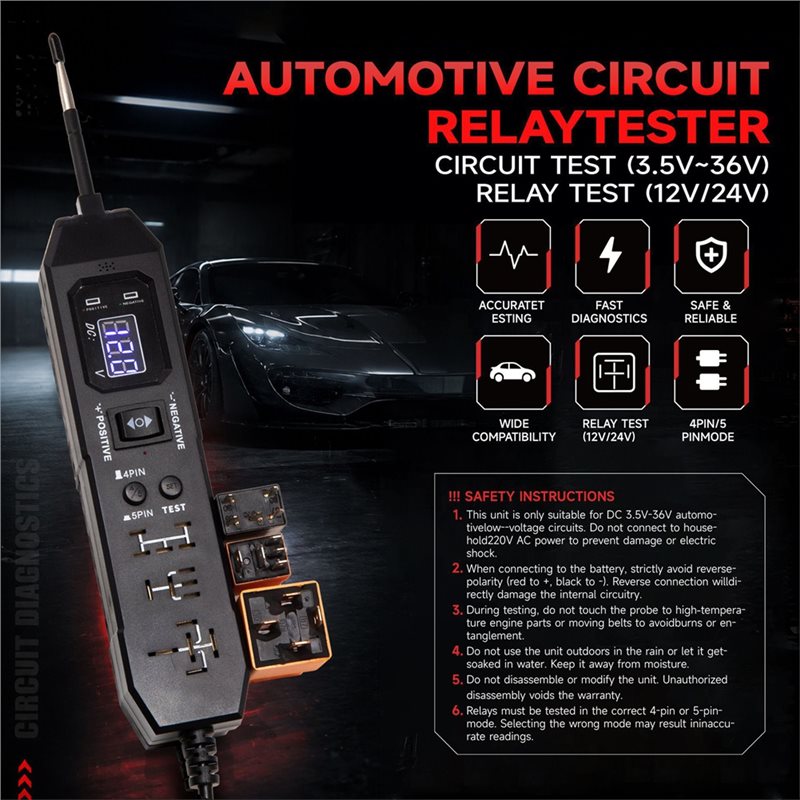 Diagnostics Tool For Vehicle E - Power Supply Tester review and price