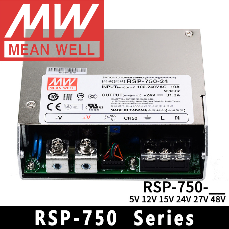Mean Well RSP-750-5/12/15/24/2 - Power Supply 750W review and price