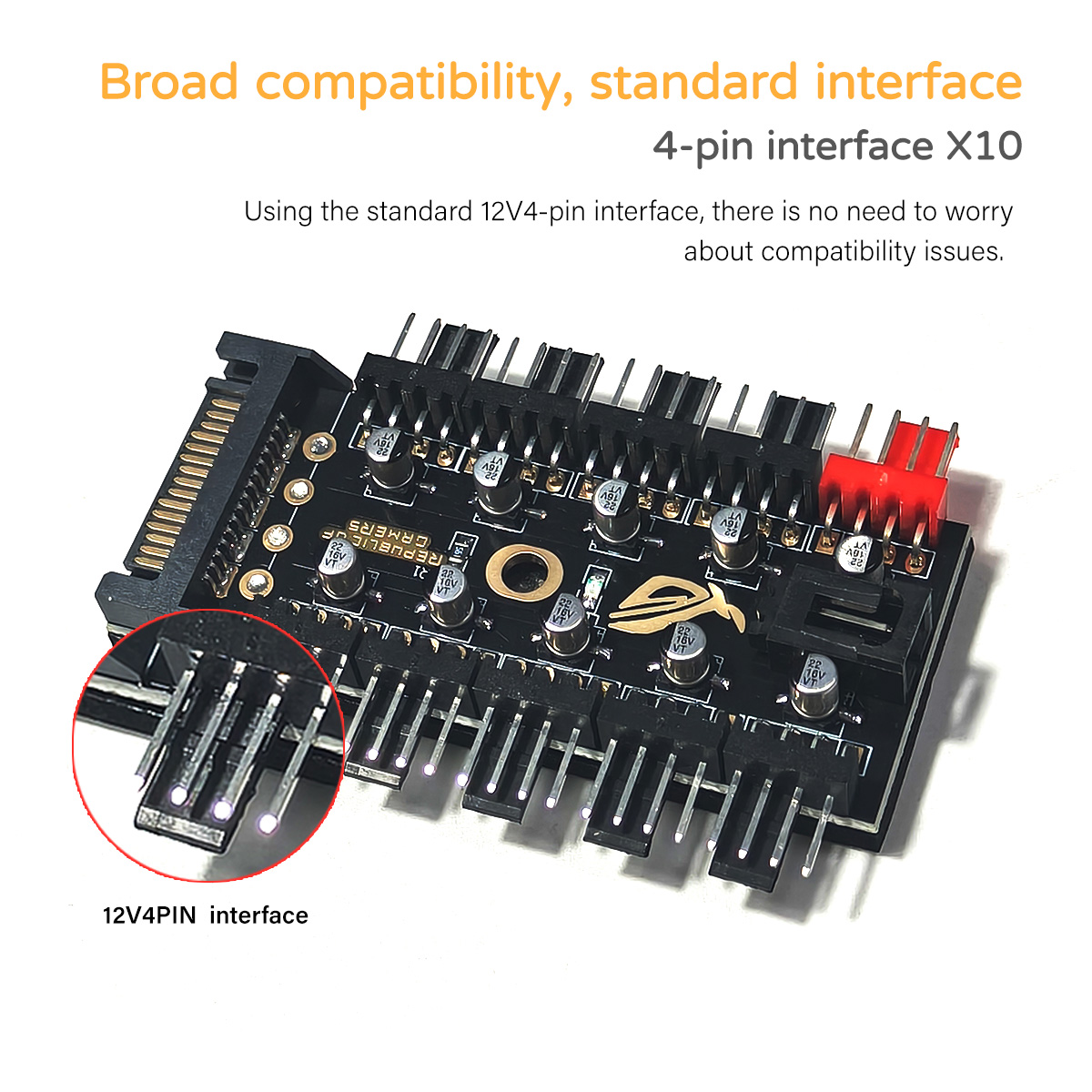 12V 4-Pin PWM Fan Controller H - Pc Power Supply review and price