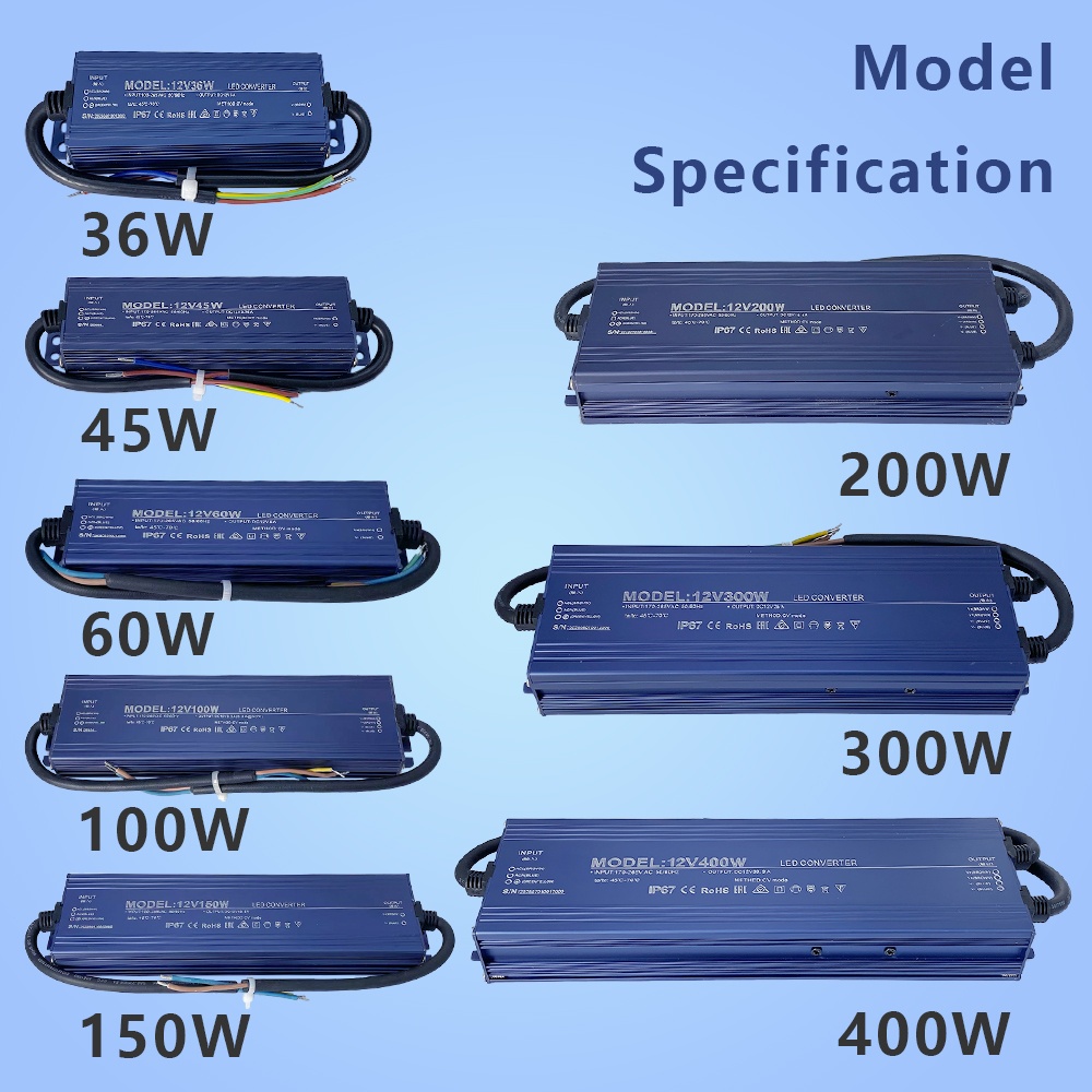 IP67 Waterproof Input 110V-265 - Power Supply 12V review and price
