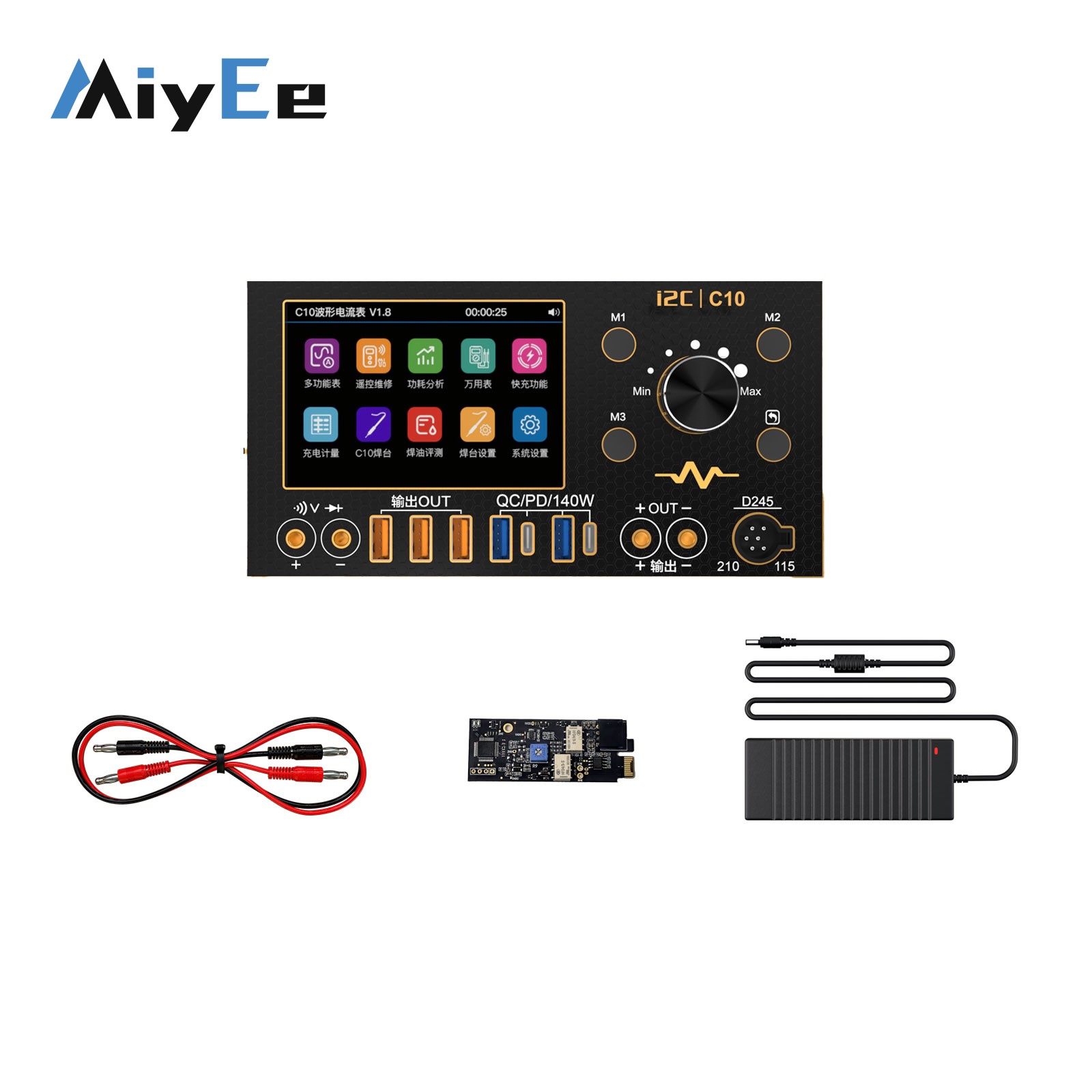 i2C C10 4CH 280W Waveform Amme - Power Supply Tester review and price