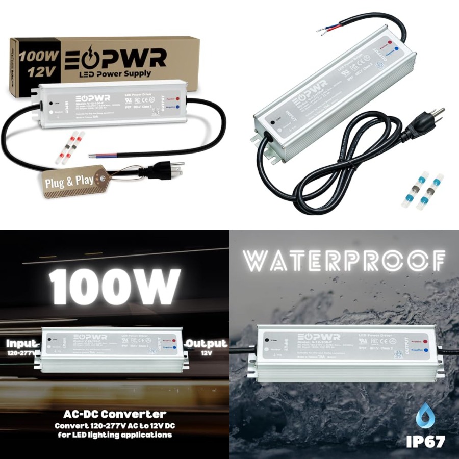 LED Driver Waterproof IP67 Pow - Ac Power Supply review and price
