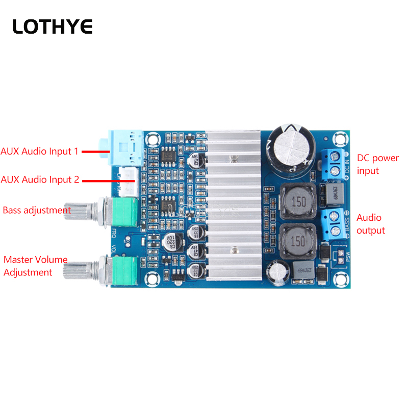 100W Subwoofer Amplifier Board - Modular Power Supply review and price