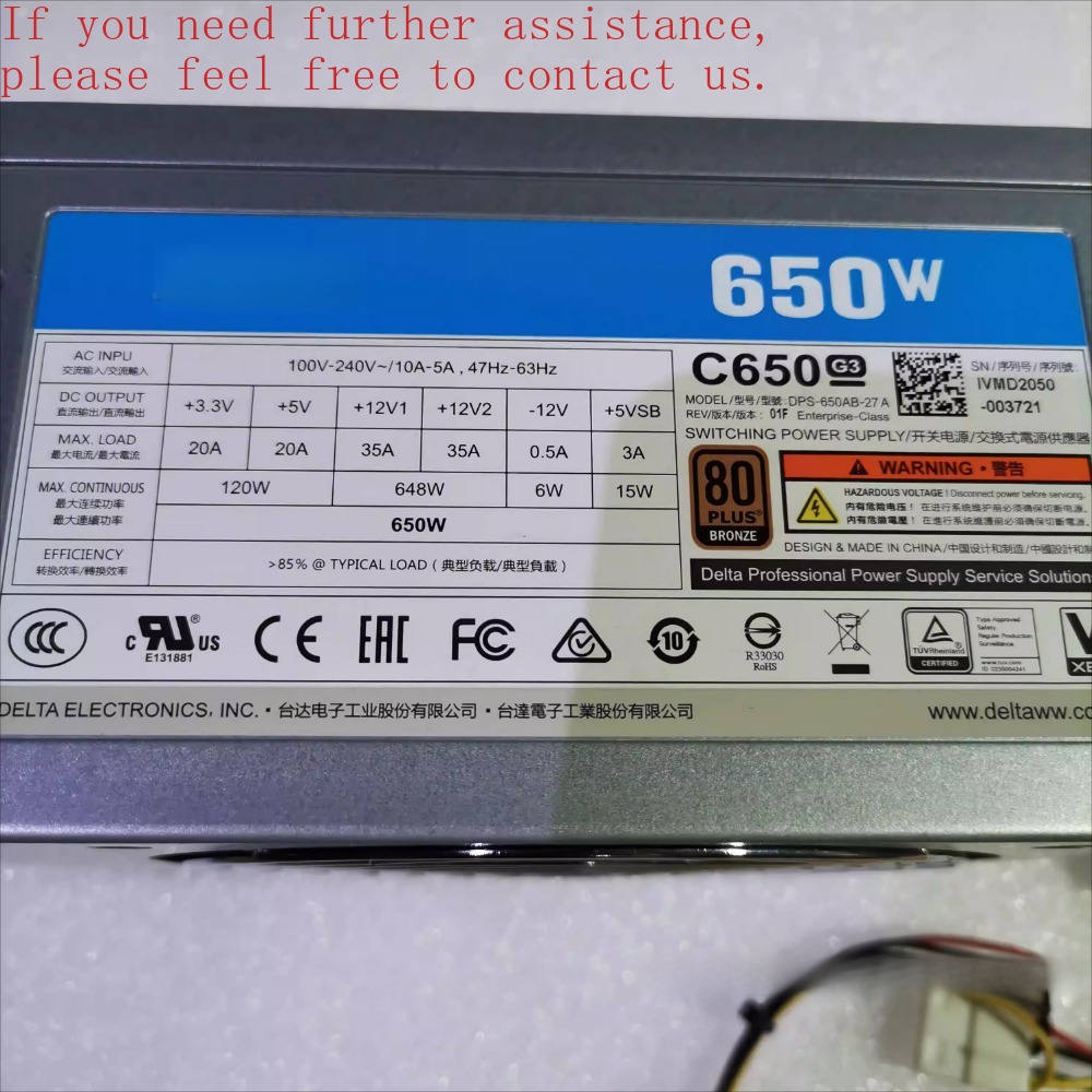 For Antiac 850W Full Module De - Power Supply 650W review and price