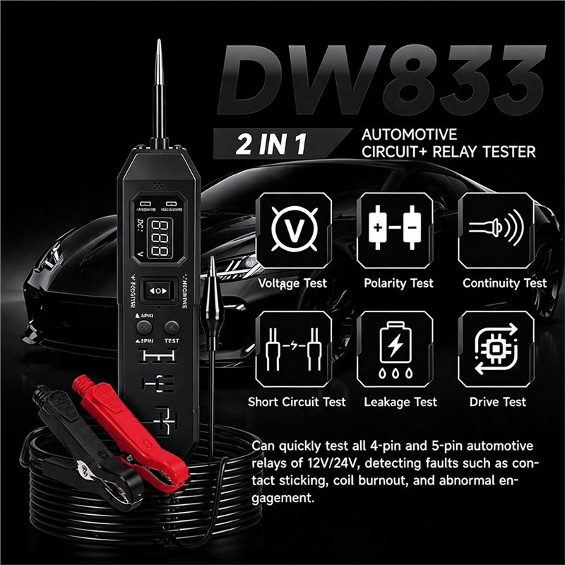 NEW-Automotive Relay Tester, D - Power Supply Tester review and price