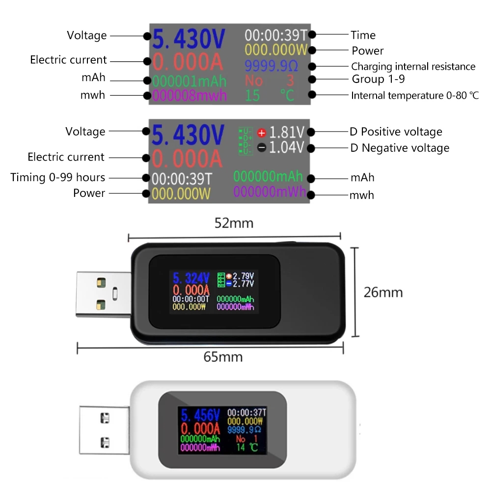 10 in 1 USB Tester DC Digital  - Power Supply Tester review and price