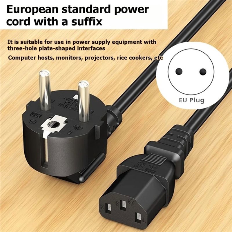 EU Plug C13 Power Supply Cable - Psu Computer review and price