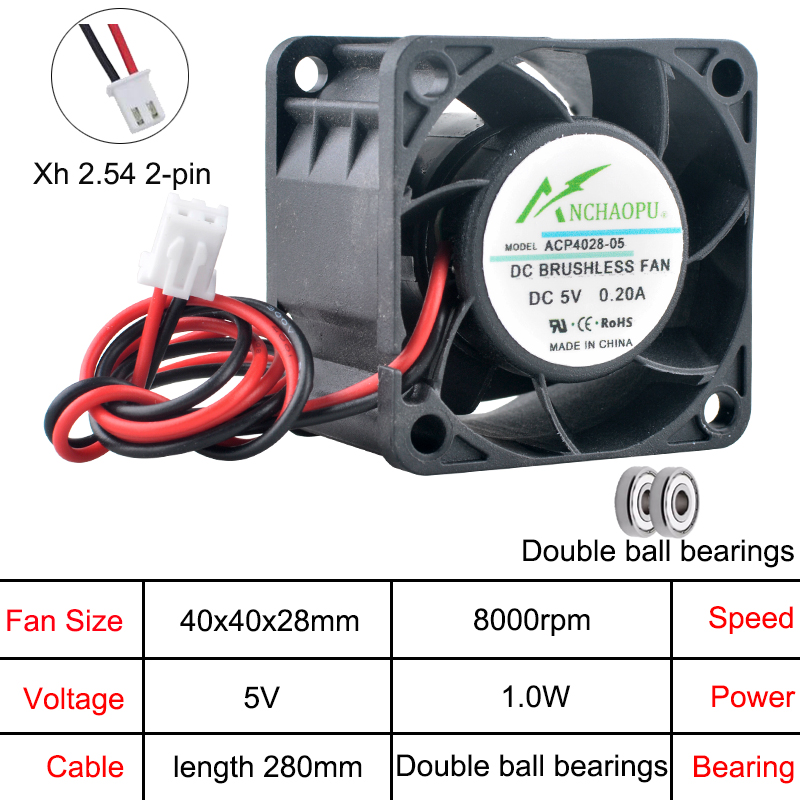ACP4028 4cm 40mm Fan 40x40x28m - Server Power Supply review and price